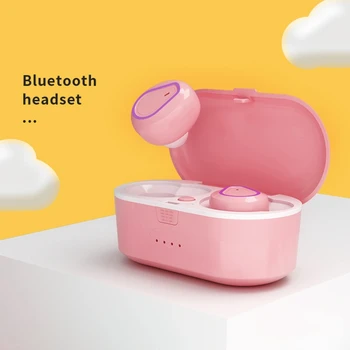 

Stereo Headset True TWS Wireless Bluetooth 5.0 Earphones Headphones Mini In-Ear Earbuds