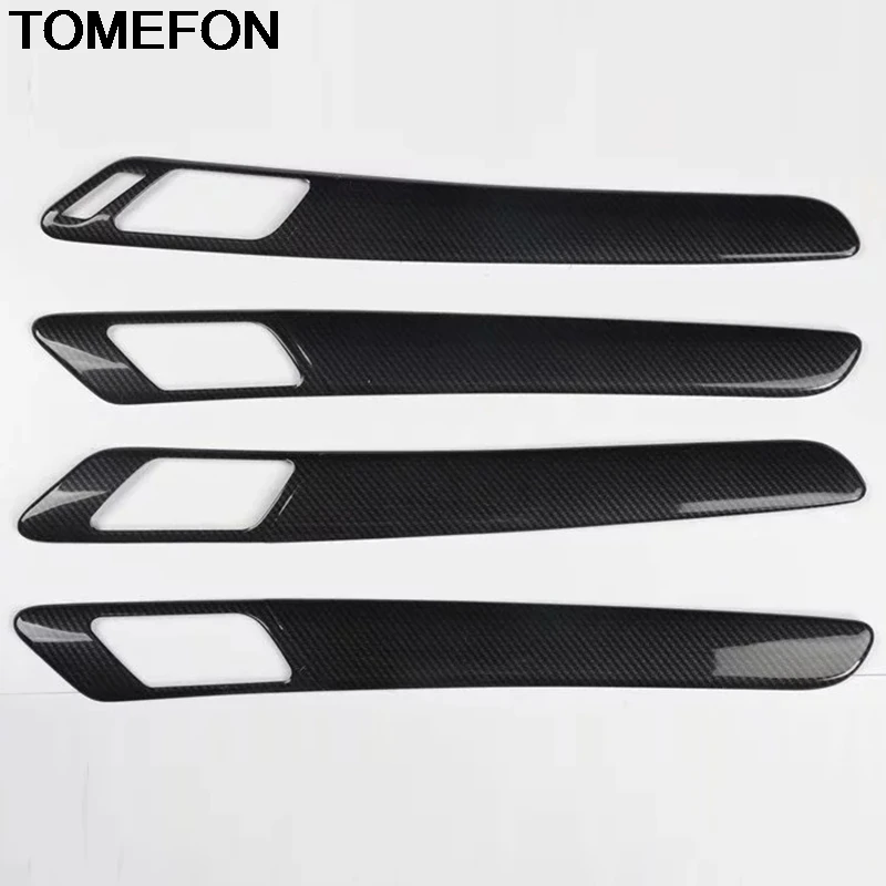 TOMEFON для Volkswagen Golf 6 MK6 2010 2011 2012 LHD Внутренняя дверь подлокотник панель окно Лифт крышка отделка интерьера Аксессуары ABS