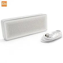 Xiaomi Mi bluetooth-динамик Basic 2 квадратная коробка 2 стерео портативный Bluetooth 4,2 Белый Высокое разрешение HD качество звука воспроизведение