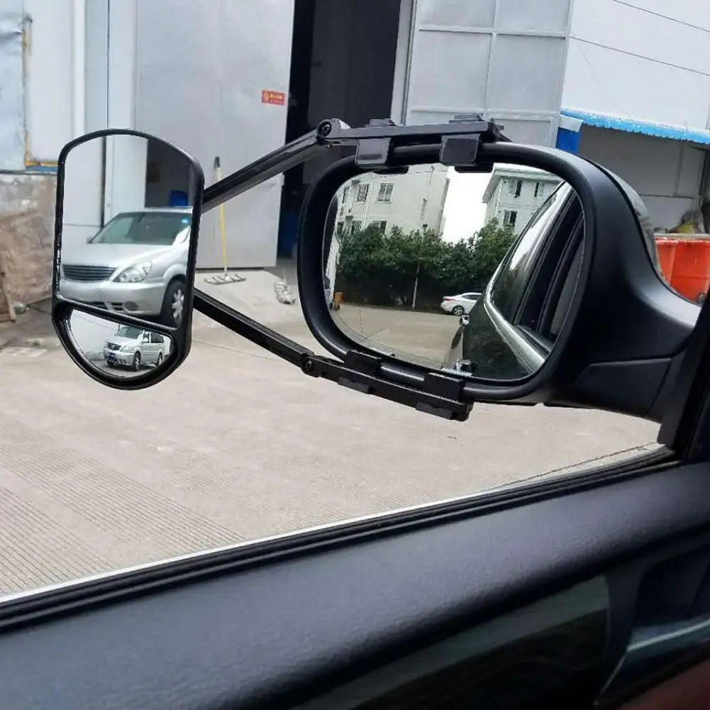 Автомобильное буксировочное зеркало для автомобиля RV удлиненное зеркало заднего вида Регулируемый угол автомобиля буксировочное зеркало для слепых пятен