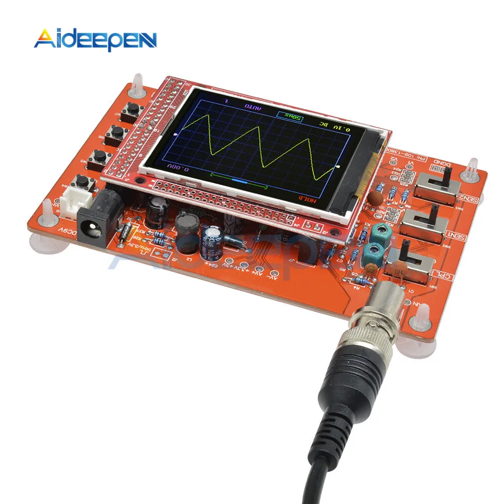 Oscilloscope Full Assembled 2.4" TFT LCD Digital Oscilloscope 1Msps With Wire