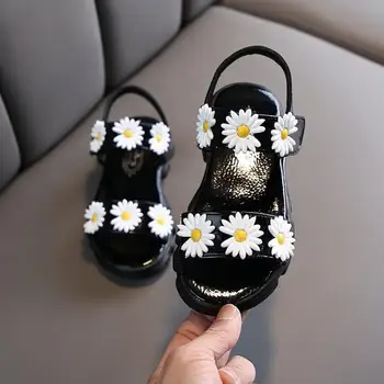 

Fashion Girls Shoes PU Leather Soft Breathable Flower Toddler Baby Kids Sandals For Girls Infant Princess Shoe Girls Sandals