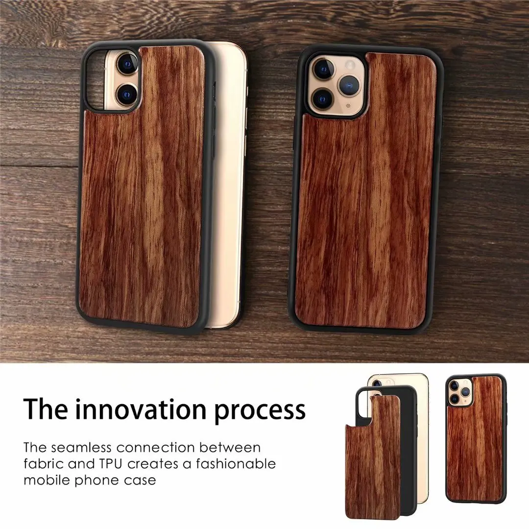 iphone 8 plus case 100% Natural Bamboo Wooden Hard Cover For iPhone 12 11 Pro Max XS XR mini 7 8 Plus Real Walnut palisander Cherry Wood Skin Cases iphone 8 plus silicone case