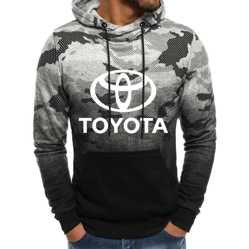 Новинка 2020 толстовка унисекс с логотипом автомобиля Toyota толстовки Мужская весна