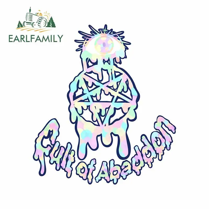 EARLFAMILY 13 см x 11 4 для культа Абаддона красивые автомобильные наклейки аниме-графика
