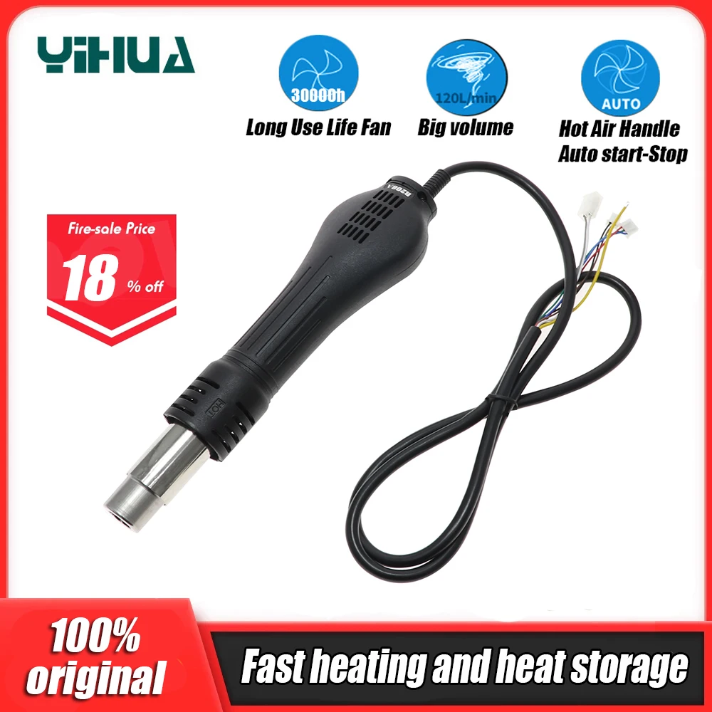 Паяльная станция YIHUA 850B 850A 857D 858 858D 862D цифровая Регулируемая паяльная BGA с горячим