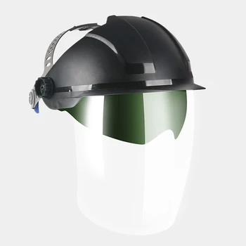 

Anti blue light Welding Heat insulation Helmet Dual Screen TIG Grinding