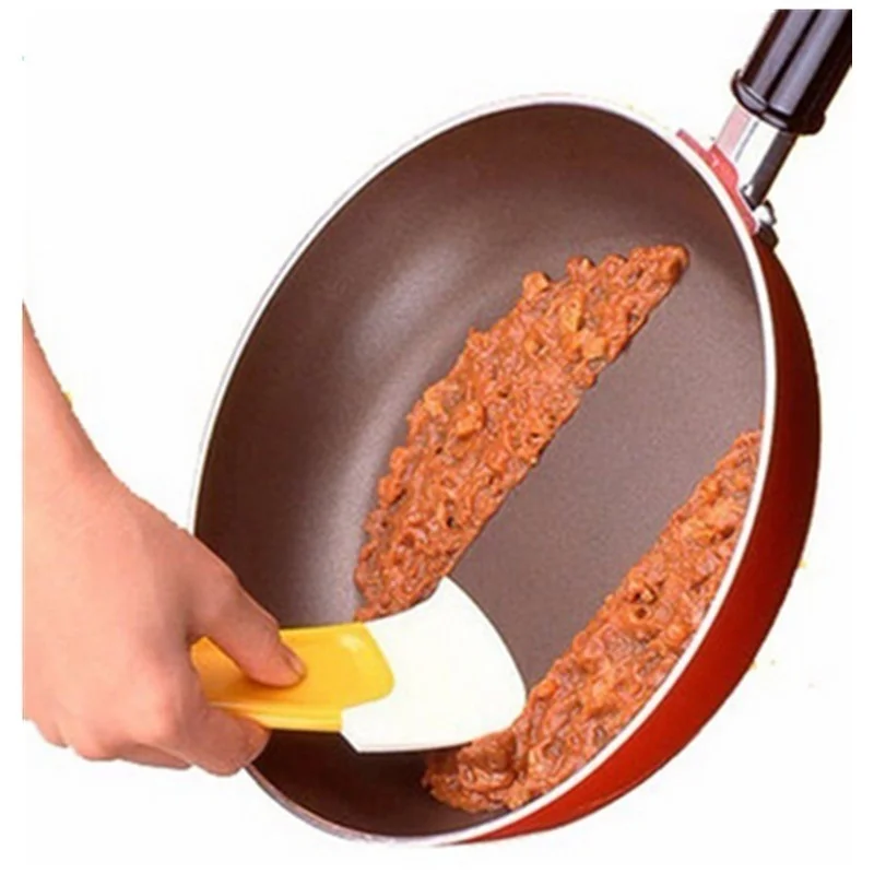 

Pan Cleaning Scraper Silicone Kitchen Spatula Cake Baking Tool Pastry Spatulas