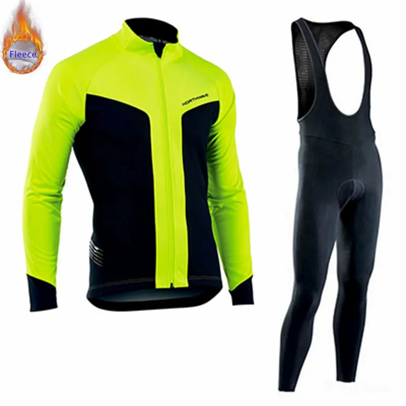 Triathlon Pro team Northwave, велосипедная майка 9D, набор нагрудников, NW велосипедная одежда, мужская зимняя теплая флисовая велосипедная одежда, одежда для велоспорта - Цвет: 9