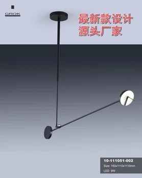 

Nordic Designer Lines Iron Postmodern Retro Pendant Lights Loft Dining Room Living Room Bedroom Cafe Shop Hanging Lamps Fixtures