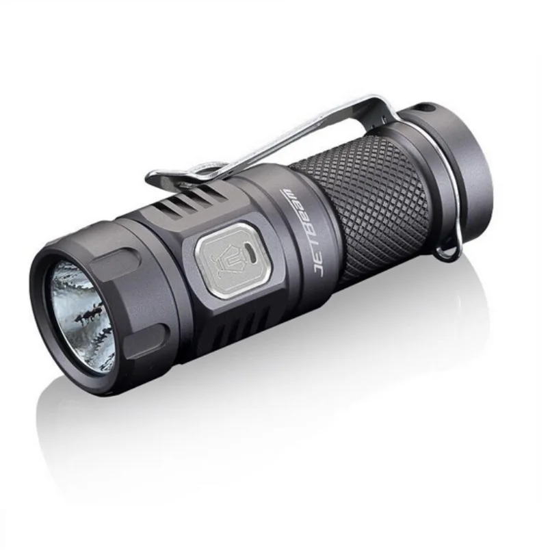 JETBeam E20R Micro USB Rechargeable Flashlight SST40 N4 BC Max 990 Lumen Mini Torch Flash Light with 16340 Li Battery