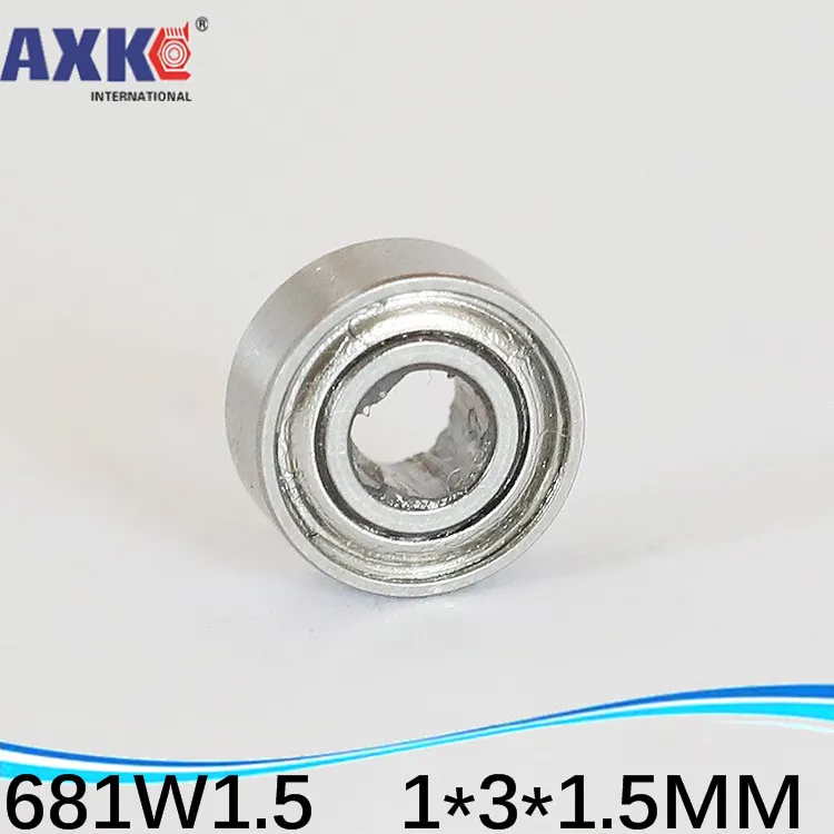 MR31 Bearing Miniature 681/1.5K Ball Bearings 1*3*1.5 Mm Inch AXK Steel Deep Groove Ra 0.8 Machinery 681W1.5 Nanjing 99 | Обустройство
