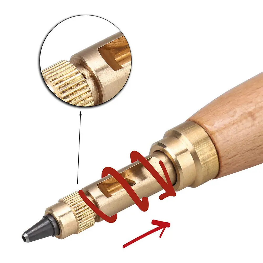 6 размер наконечник Сменный ремень перфоратор немой поворотный 1 5 4 мм кожаный