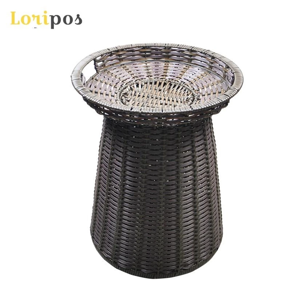 

Supermarket Fruit Pile Basket Imitation Rattan Vegetable Basket Fruit Display Shelf Basket Fruit Rack Tray Vegetable Pile Rack