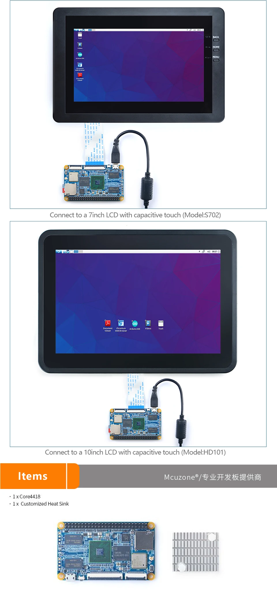 Friendlyarm Core4418 S5P4418 четырехъядерный A9 Промышленный контроль, системы мониторинга, портативные устройства, роботы, IoT Core4418