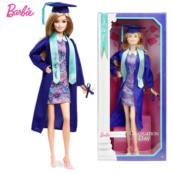

Original Barbie Doll Brand Celebrity Signature Graduation Day Collectible Doll Toy Girl Birthday Present Girl Toys Gift Boneca