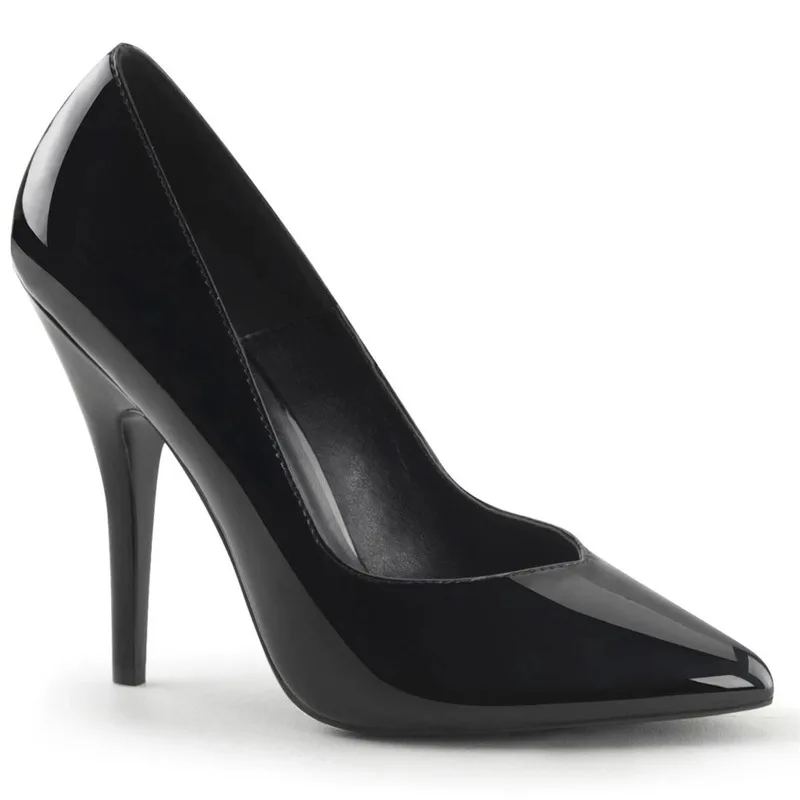 13CM Thin High Heels Pumps Women Shoes PU Slip On waterproof Classics fashion Office & Career Pointed Toe shoes for women heels