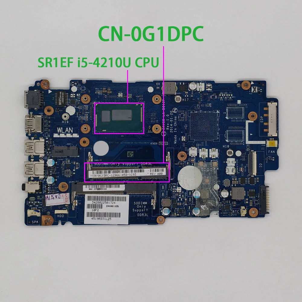 Оригинальная материнская плата для ноутбука Dell Inspiron 15 5547 5447|Материнские платы