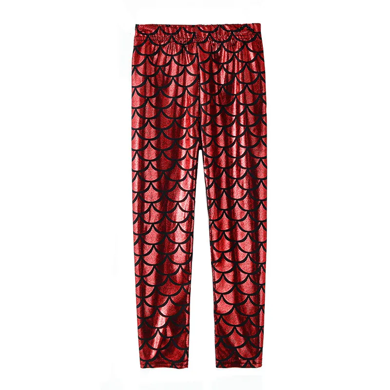 Girls Pants Girls Trousers Kids Pants Girls Leggings Mermaid Leggings Kids Dance Performance