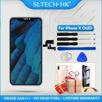 

AAA+++ For iPhone X XR XS OLED Screen XS MAX Replacement OEM LCD Display With 3D Touch Assembly No Dead Pixel Brand New