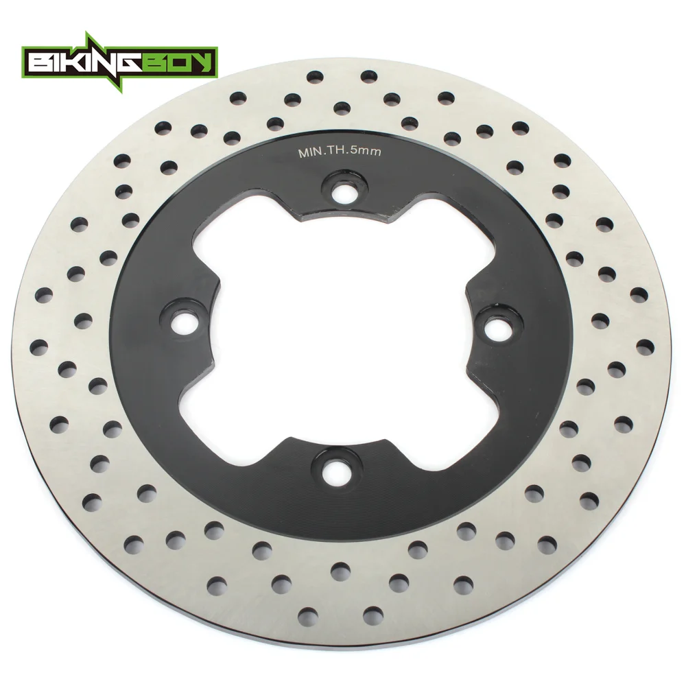 BIKINGBOY для Kawasaki ZZR 1100 D 1993 1994 1995 1996 1997 1998 99 00 2001 ZX 1100 ниндзя ZX-11 93-01 задний тормозной диск ротор - Цвет: Silver