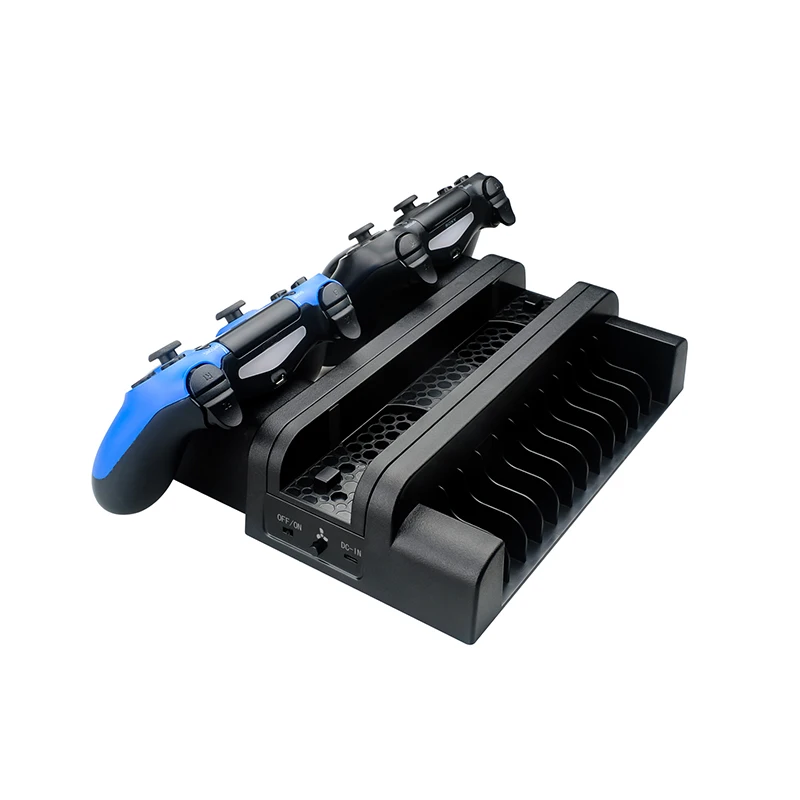 Двойной контроллер зарядное устройство для PS4/PS4 Slim/PS4 Pro консоль вертикальная охлаждающая подставка зарядная станция Док-станция для SONY Playstation 4