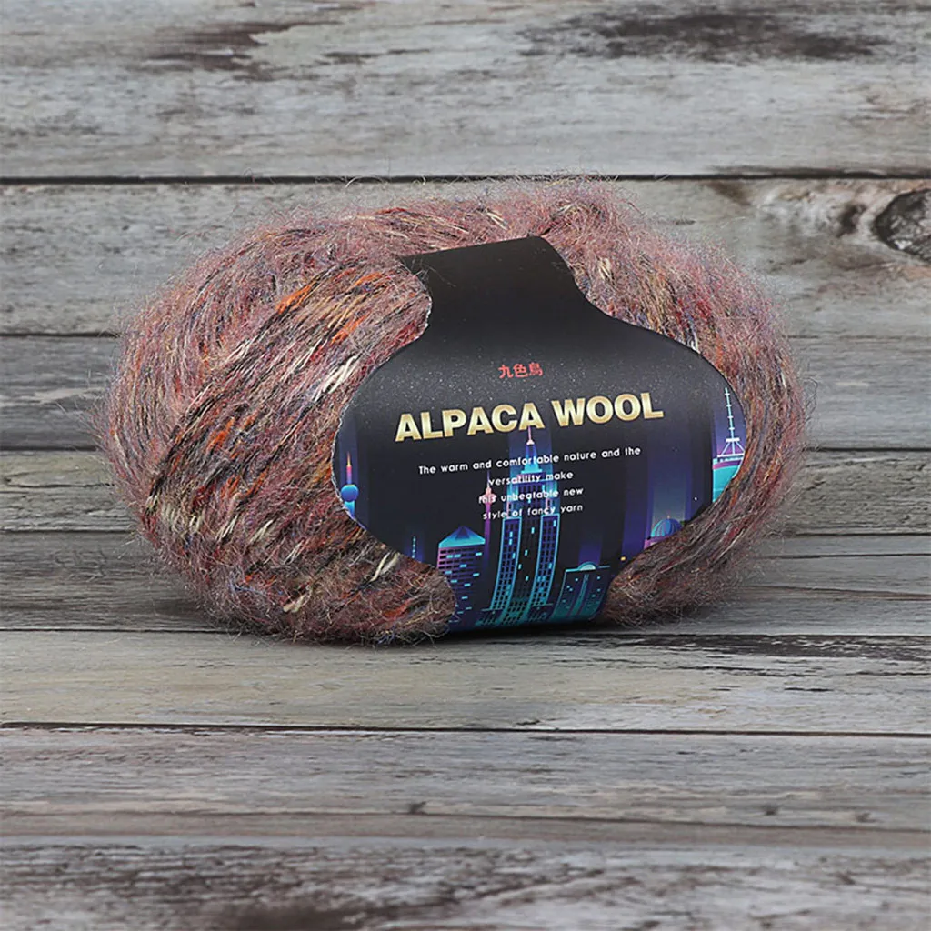50 г пряжа группа для DIY свитер вязание красочные Alpacawool ручной вязки пальто свитер шарф линия из толстой шерсти