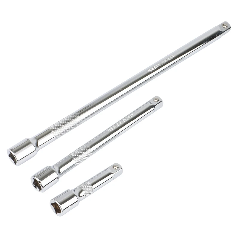 Tools Sockets 3/8 Inch Wrench Socket Extension Rod Set Drive Ratchet