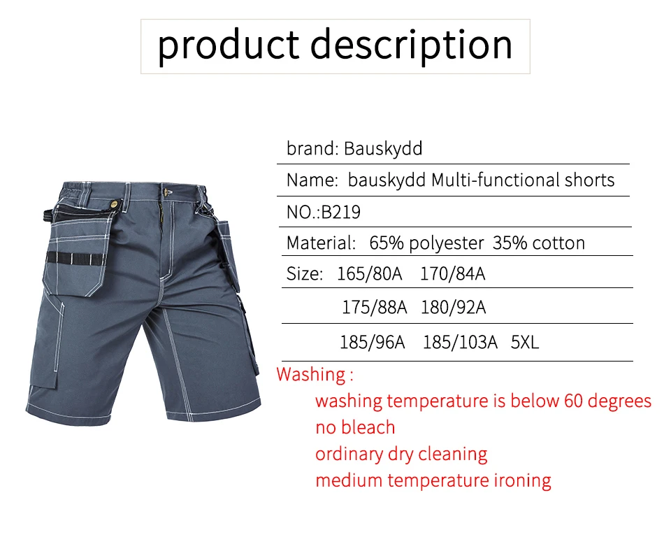 Bauskydd Working Clothes Men's Black Workwear Pants Multi Pockets Working Uniforms Pockets For Tools Free Shipping superdry cargo pants