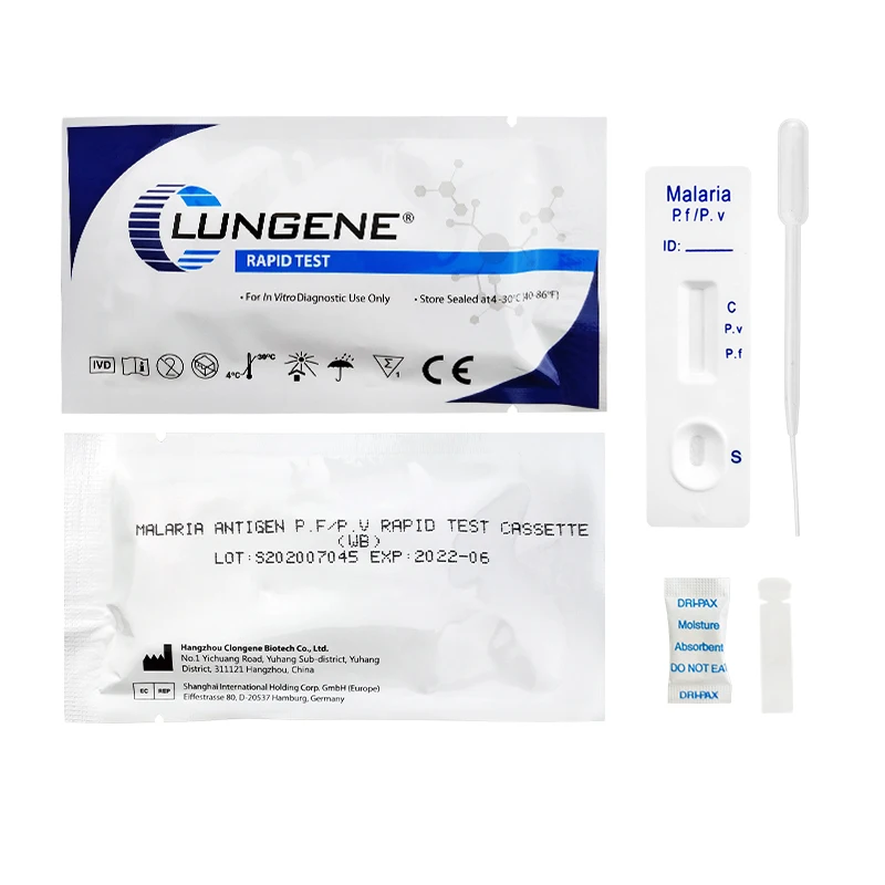

Malaria Antigen P.f/P.v Rapid Test Cassette Disease Detection Malaria Test