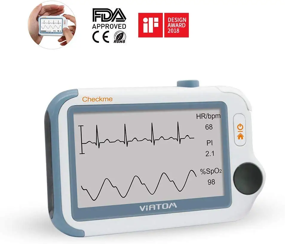  Vital Signs Monitor & APP PC Report Portable ECG Tracker Blood Pressure Monitor Pulse Oximeter FDA 