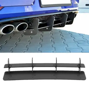 

Car Auto Matte Black Rear Bumper Diffuser Side Splitters Car Modification Parts Fit for VW Golf 7.5 R Facelift Models 2017-2020