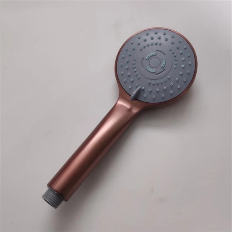 Rose Gold 1 шт. душевая головка Регулируемая водосберегающая душевая головка 3 режима душевая головка - Цвет: Rose Gold