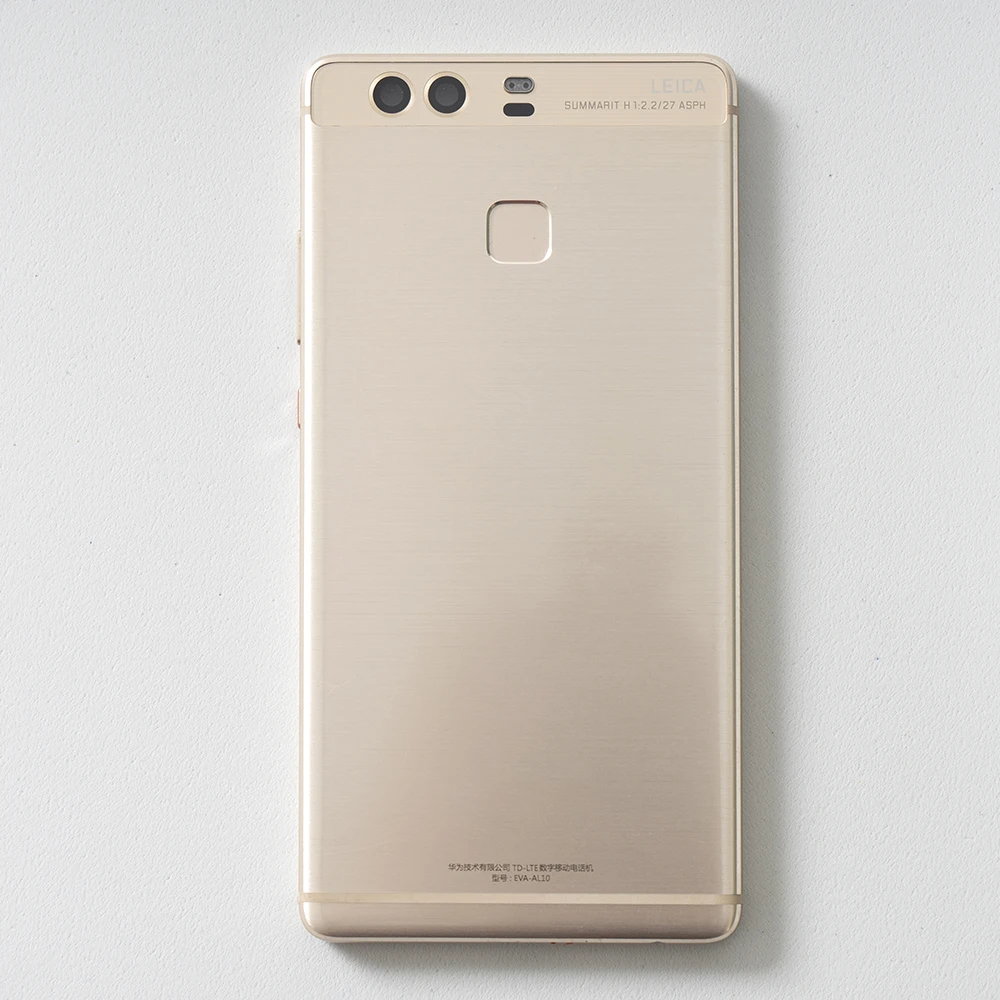 Отпечаток пальца Senor металлический задний корпус для Huawei P9 Plus задняя крышка Корпус задняя батарея дверной корпус+ Боковая кнопка+ объектив