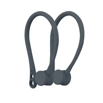 

1 Pair Anti-lost Protective Earhook Lightweight Cycling Work Soft Sports Indoor Outdoor Smooth Edge Silicone For Apple Earphone