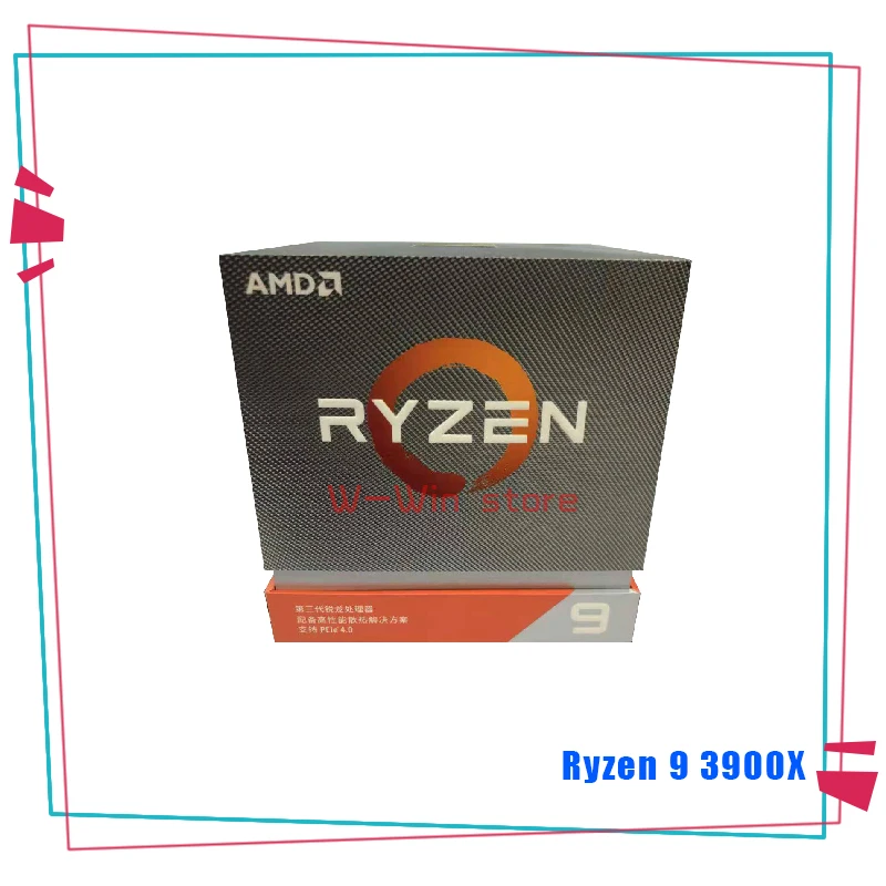 AMD Ryzen 9 3900X R9 3900X3,8 ГГц двенадцать-Core 24-нить Процессор процессор 7NM L3 = 64M 100-000000023 гнездо AM4 с охлаждающим вентилятором