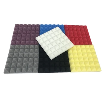 

7Pcs Soundproof Cotton, Flame Retardant Pyramid Sound Absorption Cotton, Piano Room, o Studio, Studio Muffler