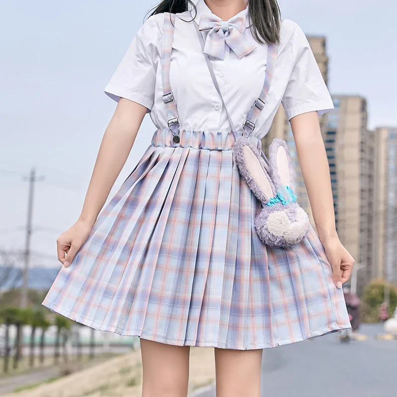 Summer Japanese School Girl Suspender Skirt - 21 - Kawaii Mix