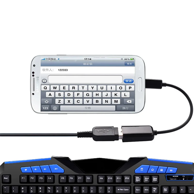 Mi cro USB OTG кабель адаптер для samsung HUAWEI Xiaomi mi красный mi Android планшетный ПК/MP3/MP4/смартфон мобильный