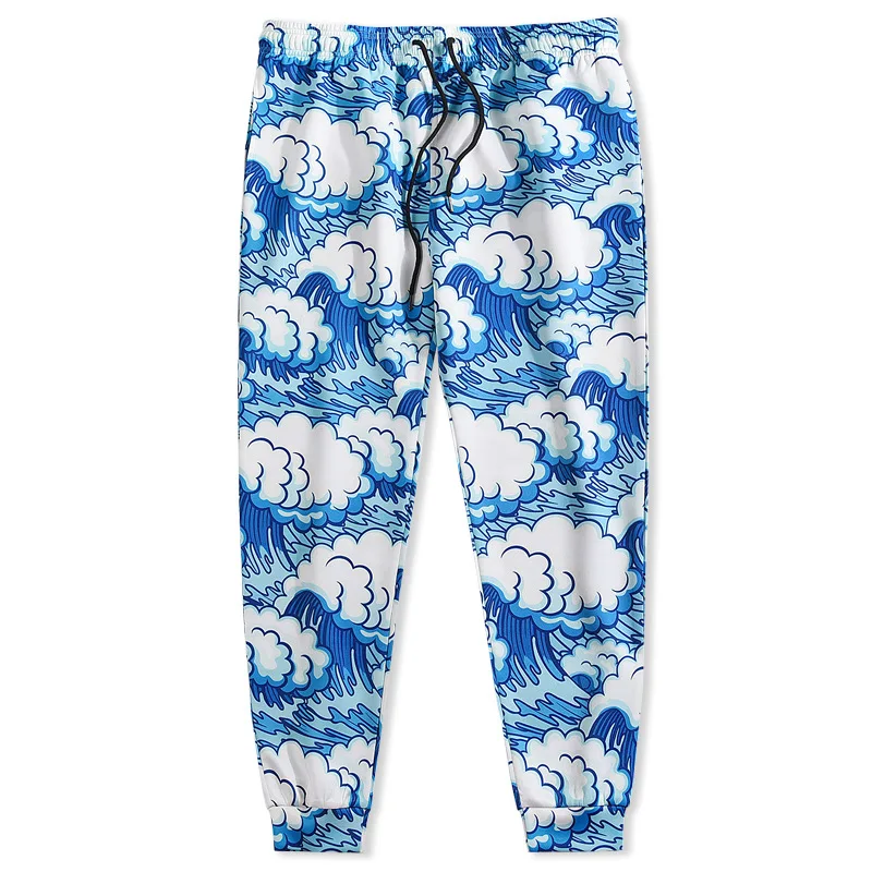 

2020 Unisex Clouds Sweat Pants 3D Joggers Pants Trousers Men/Women Clothing Harajuku Hip Hop Homme Streetwear Sweatpants