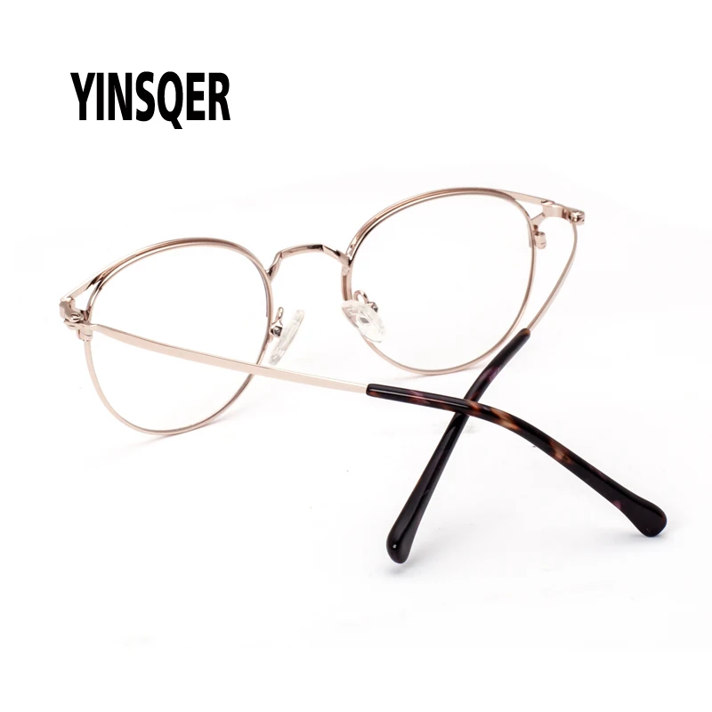 YINSQER 2020 новые необычные женские очки для глаз оправа женщин винтажные круглые