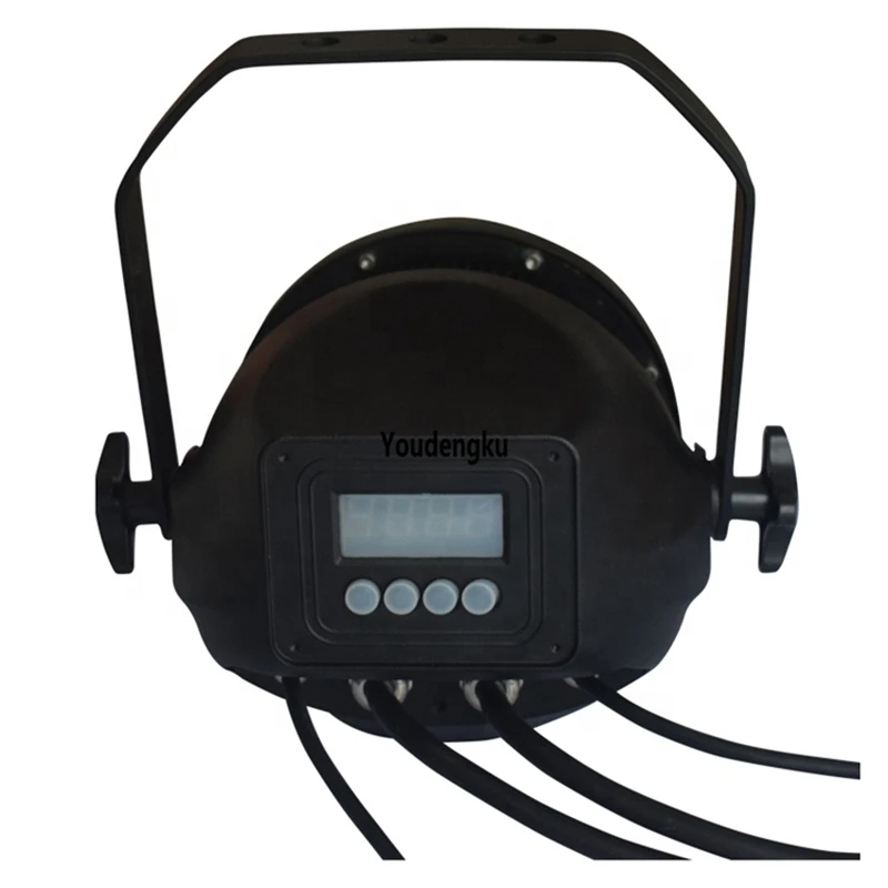 4pcs Aluminum DJ Par RGBW 200w Led Par64 dmx cob par ip65 Waterproof led cob Par Can Lights