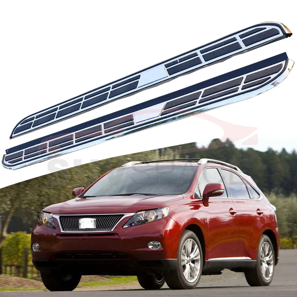 Боковой Шаг подходит для Lexus RX 2009-2015 подножка nerf bar 2 шт. левая правая алюминиевая