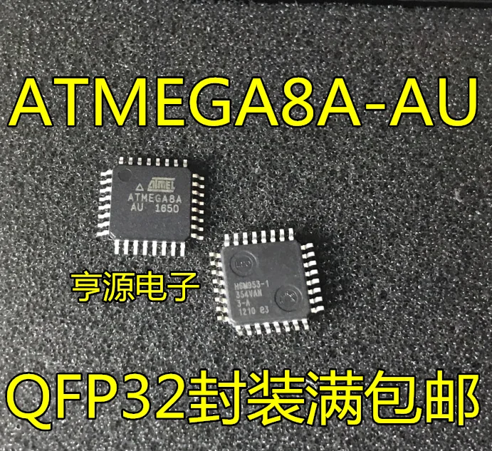 5 шт. ATMEGA8A - AU 8-битный микроконтроллер AVR чип 8 k flash Новый и оригинальный |