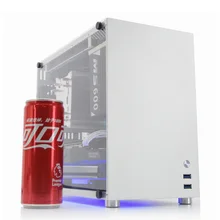 METALFISH S5 aluminium coque d'ordinateur châssis de jeu PC pour microATX/itx 24.5*24.5CM carte mère/SFX puissance/radiateur moyenne tour