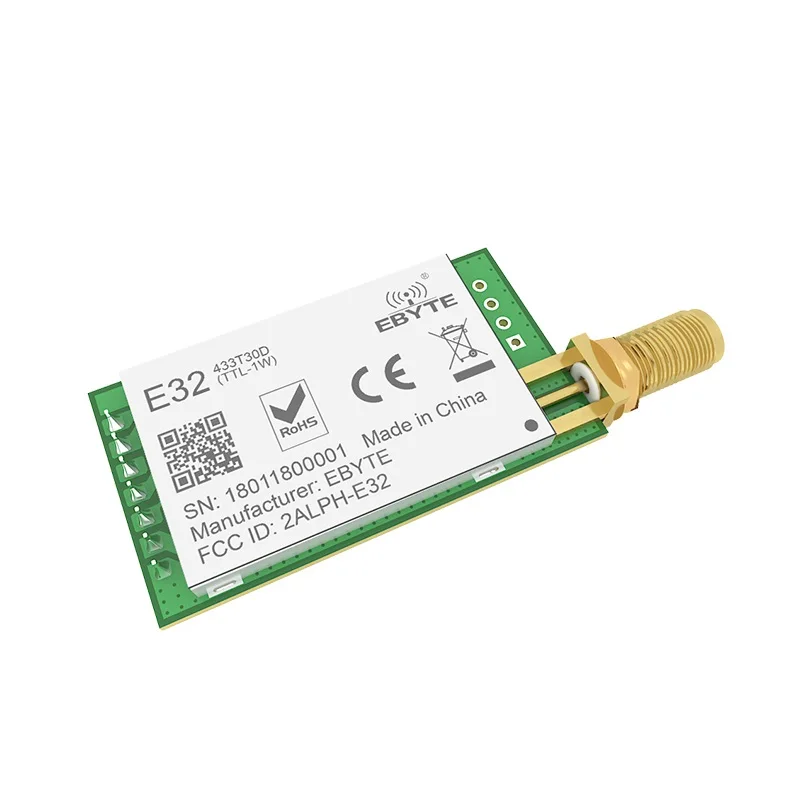 50 шт./лот E32-433T30D IoT 433 МГц SX1276 LoRa Модуль UART беспроводной приемопередатчик 30dBm приемник передатчик большой дальности