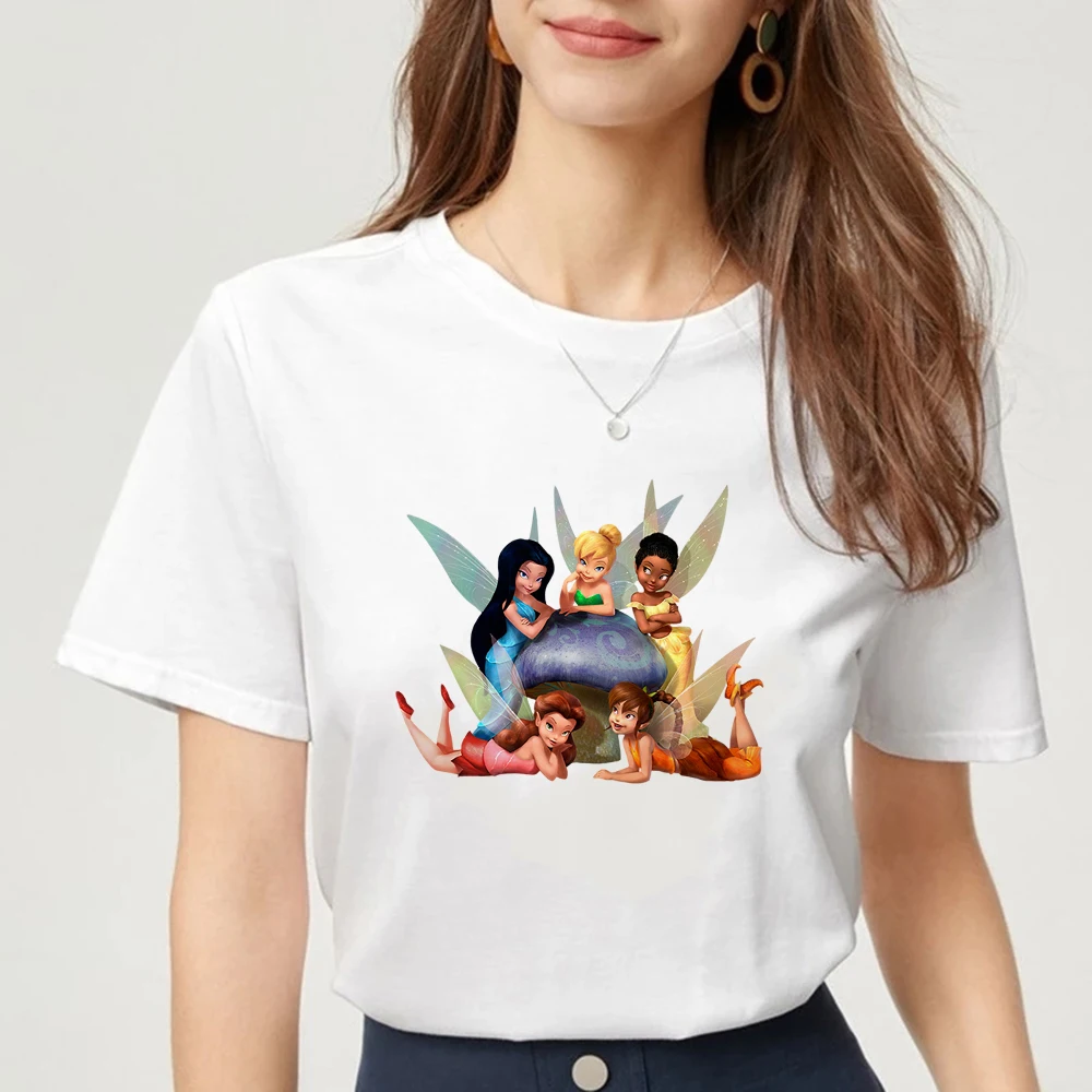 de manga corta con de campanilla, camisa con Rosetta, Iridessa, cervatillo, Disney, hadas, Harajuku, informal - AliExpress Ropa de mujer