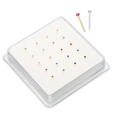 

1.0mm Tiny Mini Fashion Nose Studs Body Piercing Jewelry Pircing Nariz Percing Nez Joyería Del Cuerpo