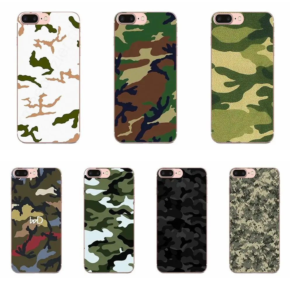For Huawei Honor 4C 5A 5C 5X 6 6A 6X 7 7A 7C 7X 8 8C 8S 9 10 10i 20 20i Lite Pro Soft Cute Case Camouflage Luxury Unique Design | Мобильные