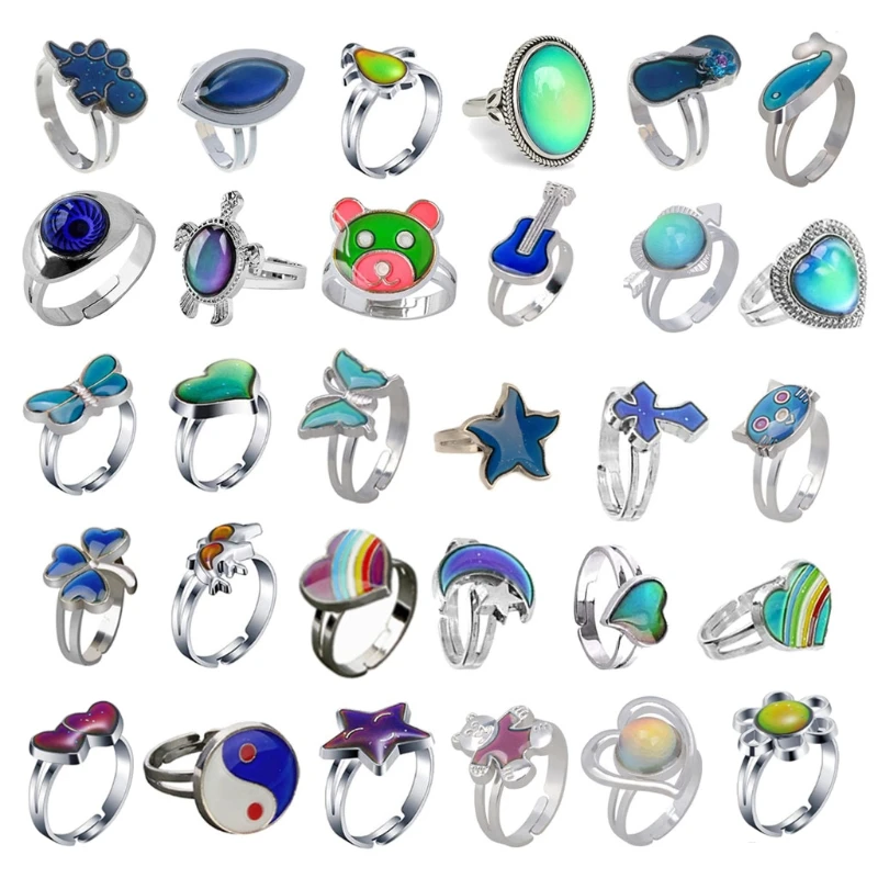 Ring Changes Color Mood Mood Ring Color Change Emotion 30